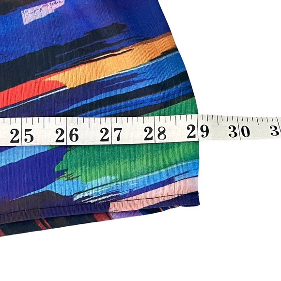 Lane Bryant Top Size 18/20 Babydoll Sheer Cross Over Front Elasticized Waist EUC - Picture 9 of 12